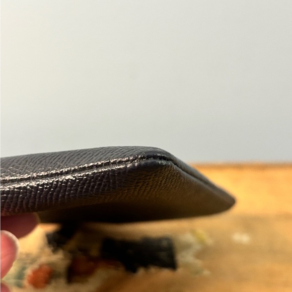 Coach Small Corner Zip Wristlet  (4 x 6) - Dark Navy Blue ~ F58032 - Picture 4 of 7